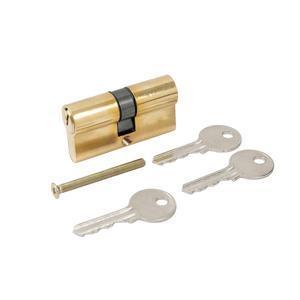 Cylindre de Porte + 3 clefs 60 mm - 16.5 x 2 x 9.5 cm - Cuivre