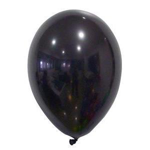10 ballons gonflables opaques - Latex - ø 25 cm - Noir