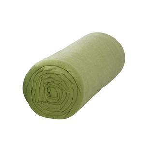 Drap housse pour matelas 100% coton - 90 x 190 cm - Vert fougère