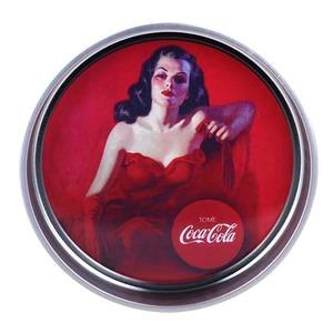 Plateau Coca-Cola vintage - 33 x 4 cm - Rouge