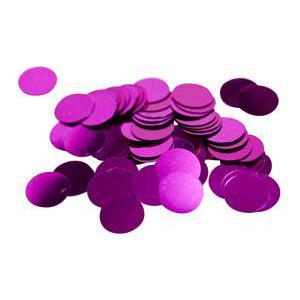 Confettis de table grande pastille - Plastique - 10 gr. - Rose fushia