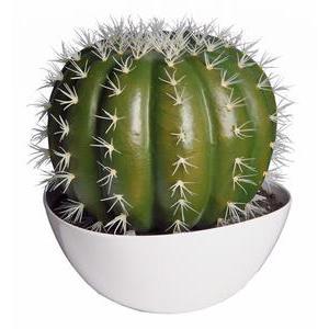 Cactus - Plastique -  Diamètre 26 x 30 cm - Vert