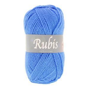 Pelote 50 g fil à tricoter Rubis - Bleu