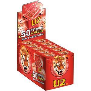 Boîte de 50 pétards à mèche U2 - LE TIGRE