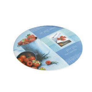 Dessous fraise - Mélamine - Diamètre 19,5 cm - Multicolore
