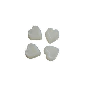 4 moules forme cœur spécial nappage modèle cœur - blanc