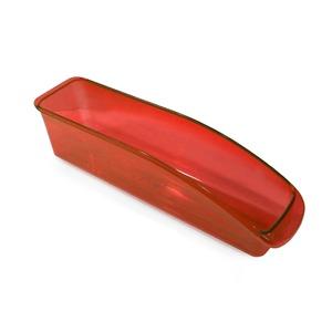 Bac de rangement pour réfrigérateur - 33 x 7 cm - Rouge