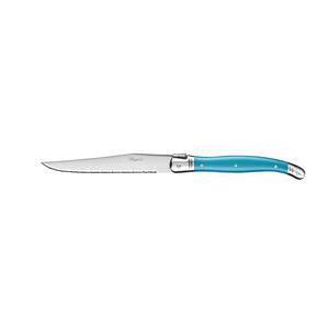 Couteau table Laguiole - Acier inoxydable - Manche ABS - 23,4 cm - Bleu