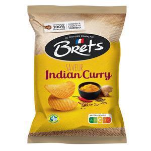 BRETS CHIPS INDIAN CURRY 125G