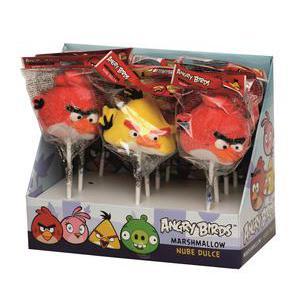 Sucette au marshmallow ANGRY BIRDS - 30 g
