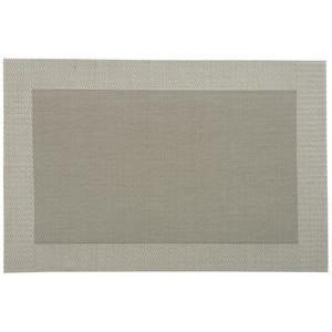 Set de table - Vinyle Polyester - 30 x 45 cm - Gris