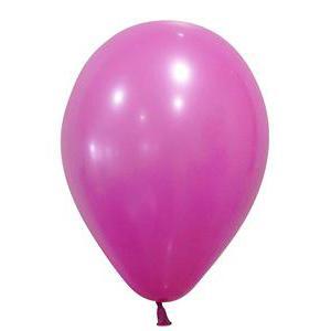 ballon opaque diametre 25cm (x 50) fuschia