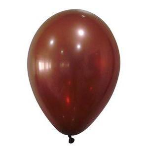 Lot de 50 ballons opaque - Latex - Diamètre 25 cm - Marron