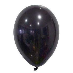 ballon opaque diametre 25cm (x 50) noir