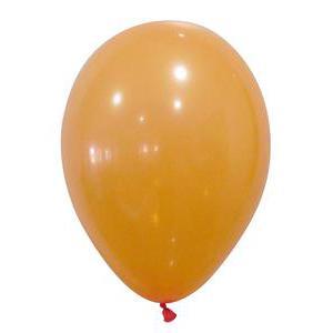 Lot de 50 ballons opaque - Latex - Diamètre 25 cm - Orange