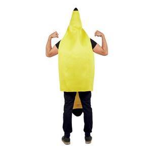 Costume de banane - Taille adulte unique - L 48 x H 3 x l 44 cm - Jaune - PTIT CLOWN