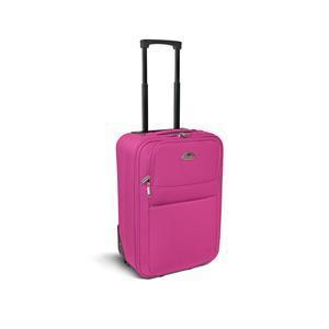 Valise cabine textile lowcost rose femme - 50 x 33 x 20cm