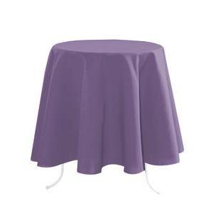 Nappe ronde - 100 % Polyester - Ø 160 cm - Violet