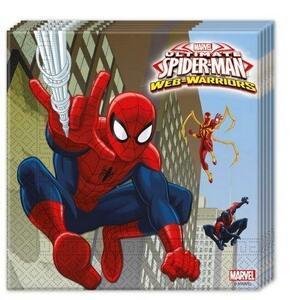 Ultimate Spider-man - serviettes 2 plis 33 x 33 cm x 20