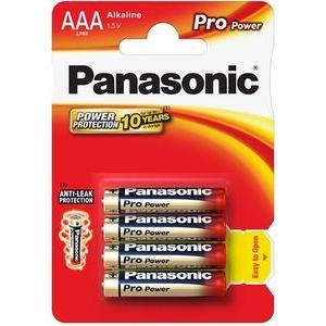 4 piles pro LR03  - PANASONIC
