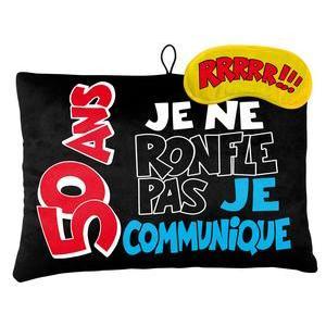 Coussin + masque 50 ans