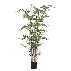 Bambou 3 troncs 336 feuilles - H 150 cm