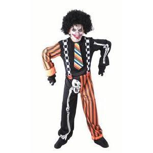 Costume Clown de l'horreur - Taille ado unique (140 à 160 cm) - L 40 x H 2 x l 30 cm - Multicolore - PTIT CLOWN