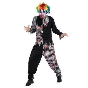Costume clown sanglant - Taille adulte  - L 40 x H 3 x l 30 cm - Multicolore - PTIT CLOWN