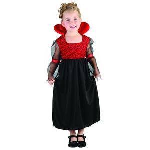 Costume Vampiresse - Taille bébé (80 à 92 cm) - L 54 x H 0.5 x l 44 cm - Noir - PTIT CLOWN