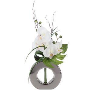 Composition d'orchidées avec vase