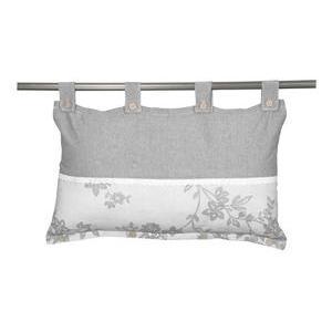 Tête de lit Romance - 45 x 70 cm - Gris, blanc
