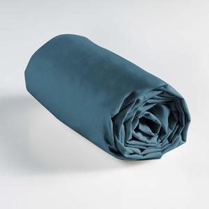 Drap-housse uni Actually - Pour matelas 1 personne - L 190 x l 90 cm - Différents modèles - Bleu nuit