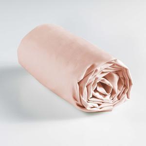 Drap-housse uni Lina - Pour matelas 1 personne - L 190 x l 90 cm - Différents modèles - Rose, beige