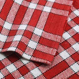 3 serviettes de table tissées tradition - L 40 x l 40 cm - Rouge