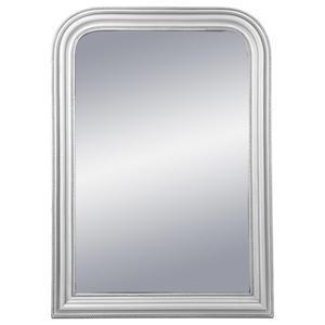 Miroir arrondi argenté Adele 74 x 104 cm