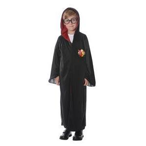 Costume enfant sorcier avec capuche - L - L 48 x H 1.7 x l 30 cm - Noir - PTIT CLOWN