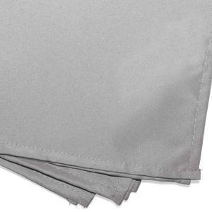 3 serviettes de table unies Essentiel - L 40 x l 40 cm - Gris