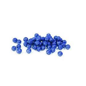 Boules pailletées déco - Bleu