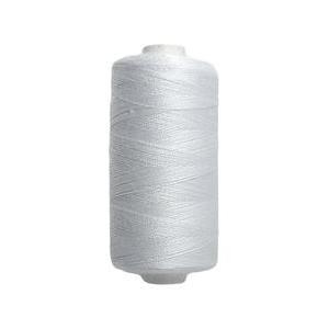 Bobine fil à coudre 500 m - 100 % polyester - Blanc - Blanc