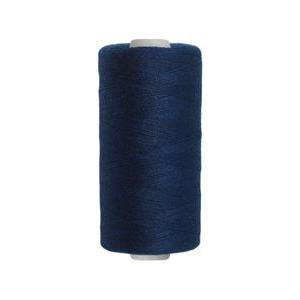 Bobine fil à coudre 500 m - 100 % polyester - Bleu foncé - Bleu