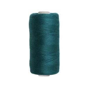 Bobine fil à coudre 500 m - 100 % polyester - Bleu paon - Vert