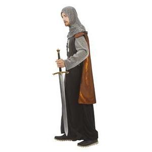Costume de chevalier noir - Taille adulte - L/XL - L 39 x H 2 x l 29 cm - Multicolore - PTIT CLOWN
