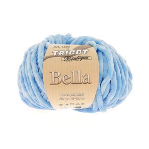 4 pelotes bella 50 gr - 100 % polyester - Bleu - Bleu