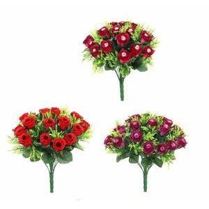 Bouquet de 21 roses - H 35 cm