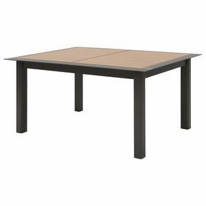 Table Allure - 160/254 x 115 x H 77 cm - Marron miel, praline - HESPERIDE
