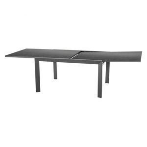 Table Évasion - 140/280 x 109 x H 75 cm - Gris - HESPERIDE