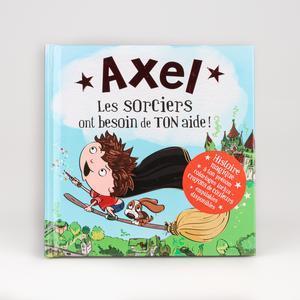 Livre personnalisé dont l'enfant est le héros Axel - 15 x 15 cm - Multicolore