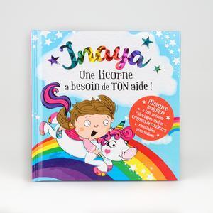 Livre personnalisé dont l'enfant est le héros Inaya - 15 x 15 cm - Multicolore