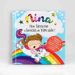 Livre personnalisé dont l'enfant est le héros Nina - 15 x 15 cm - Multicolore