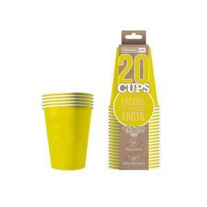 AM CUP CART 53CL JAUNE X20